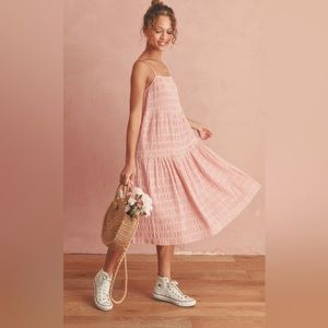 NWT Breathe Of Youth Ever & Ever Midi Pocket Dress